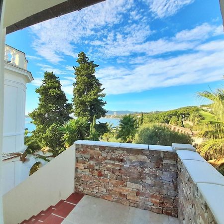 Villa-Chateau Les Terrasses - Tamaris, Plage Des Sablettes, Mer Au Bas De La Propriete La Seyne-sur-Mer Exterior foto